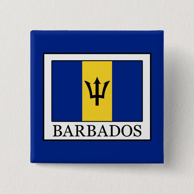 Badge Carré 5 Cm Barbade (Devant)