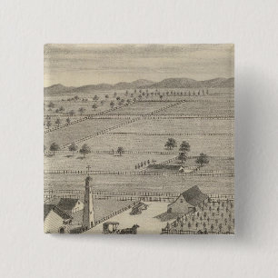 Badge Carré 5 Cm Barnes res, Woodland