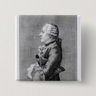 Badge Carré 5 Cm Baron Friedrich Melchior Grimm