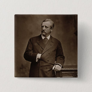 Badge Carré 5 Cm Baron Nils Adolf Erik Nordenskjold (1832-1901),