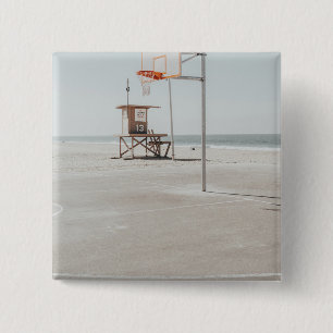 Badge Carré 5 Cm Basket