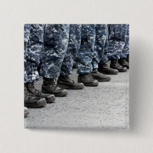 Badge Carré 5 Cm Basse vue de section des marins