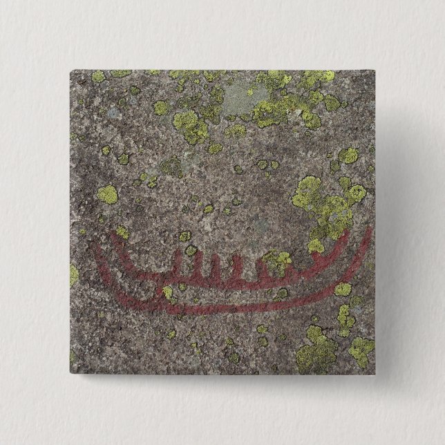 Badge Carré 5 Cm Bateau (Devant)