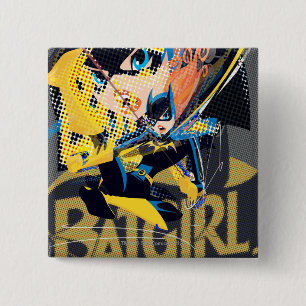 Badge Carré 5 Cm Batgirl Swning Kick
