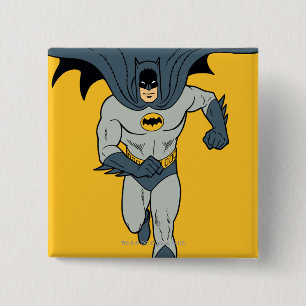 Badge Carré 5 Cm Batman en cours d'exécution