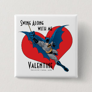 Badge Carré 5 Cm Batman Valentine   Coudre Avec Moi