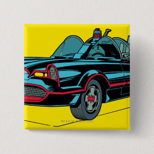 Badge Carré 5 Cm Batmobile