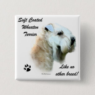 Badge Carré 5 Cm Battu comme aucune autre race
