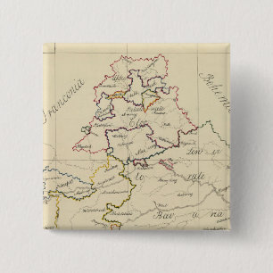 Badge Carré 5 Cm Bavière