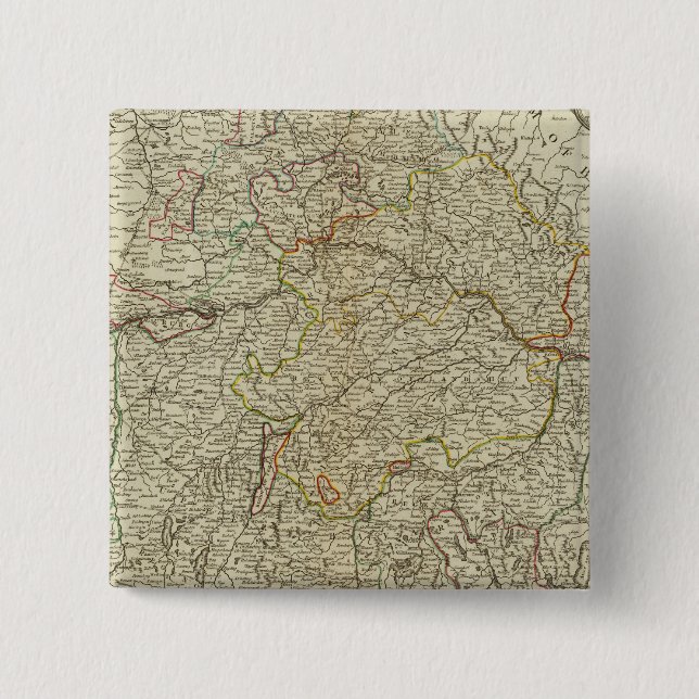 Badge Carré 5 Cm Bavière 2 (Devant)