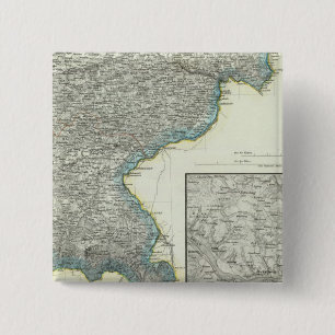 Badge Carré 5 Cm Bavière, Passau