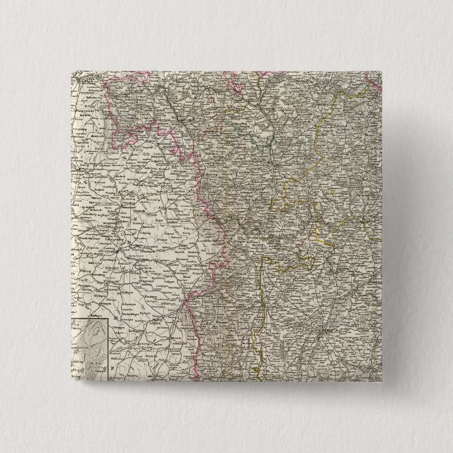 Badge Carré 5 Cm Bayern (Devant)