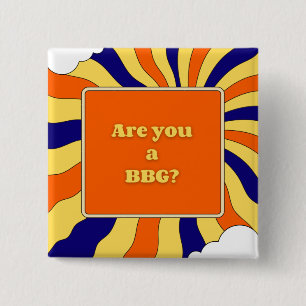 BADGE CARRÉ 5 CM BBBG