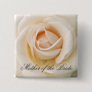 Badge Carré 5 Cm Beau rose frais
