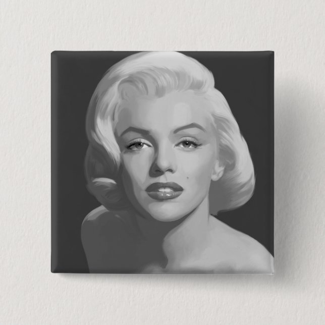 Badge Carré 5 Cm Beauté classique 4 (Devant)