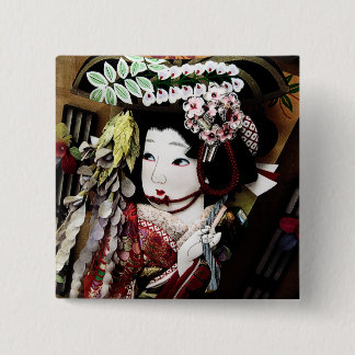 Badge Carré 5 Cm Bébé japonais