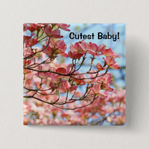 Badge Carré 5 Cm Bébé le plus mignon ! boutons Bébé mignon bouton f