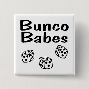 Badge Carré 5 Cm Bébés de Bunco