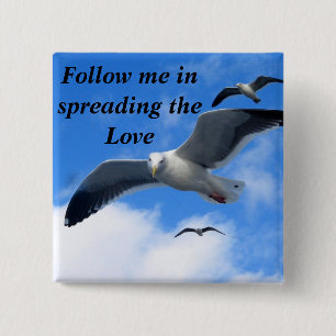 Badge Carré 5 Cm Believe_