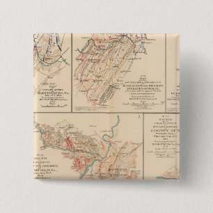 Badge Carré 5 Cm Belle Grove