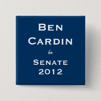 Badge Carré 5 Cm Ben Cardin pour le sénat