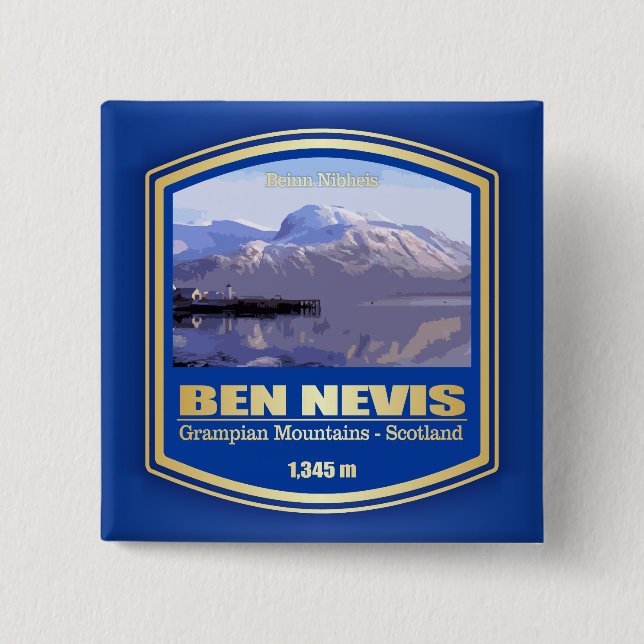 Badge Carré 5 Cm Ben Nevis (PF) (Devant)