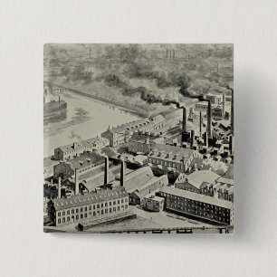 Badge Carré 5 Cm Benedict et Burnham Mfg Co.