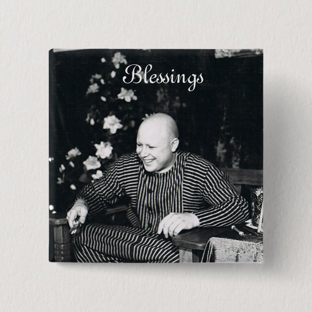 Badge Carré 5 Cm Bénédictions (Devant)