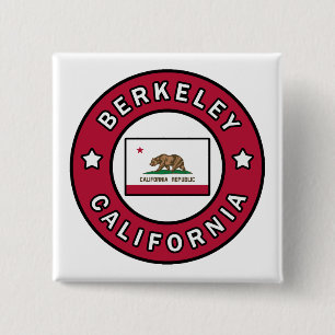 Badge Carré 5 Cm Berkeley Californie