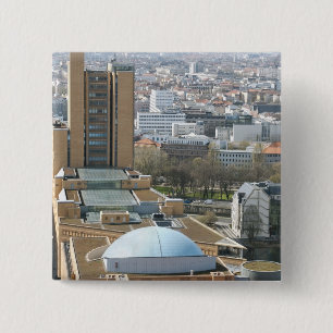 Badge Carré 5 Cm Berlin