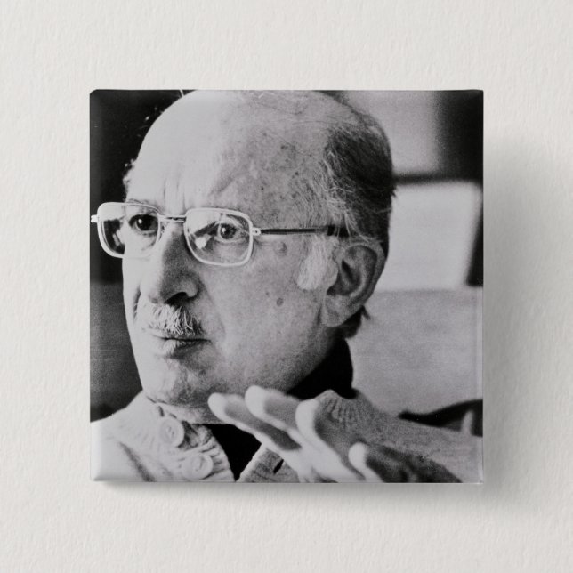 Badge Carré 5 Cm Bernard Malamud (Devant)