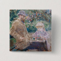 Berthe Morisot - Eugene Manet avec sa fille