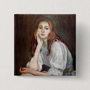 Badge Carré 5 Cm Berthe Morisot - Julie Daydreaming