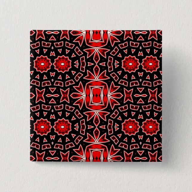 Badge Carré 5 Cm Bijoux précieux - Customisé (Devant)