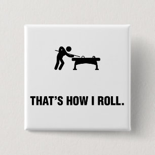 Badge Carré 5 Cm Billard/piscine