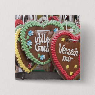 Badge Carré 5 Cm Biscuits décoratifs au pain d'épice