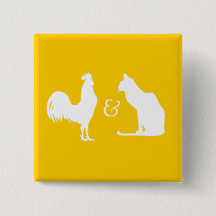 Badge Carré 5 Cm Bisexualité