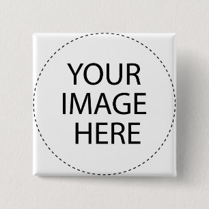 BADGE CARRÉ 5 CM BLANC - CONCEVEZ VOTRE PROPRE - CRÉEZ VOTRE PROPR
