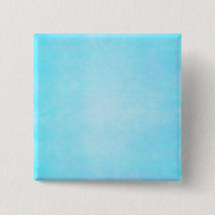 Badge Carré 5 Cm Blanc léger bleu turquoise de modèle d'aquarelle