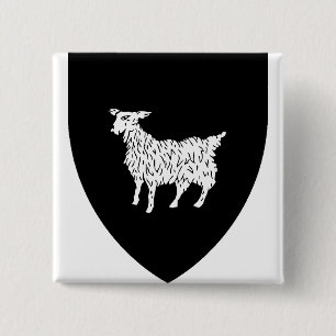 Badge Carré 5 Cm Blason de l'Istrie en Croatie