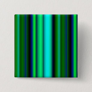 Badge Carré 5 Cm Bleu Vert arc-en-ciel rayures
