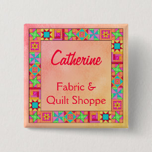 Badge Carré 5 Cm Blocage de courtepointe Bordure Balisage de courte