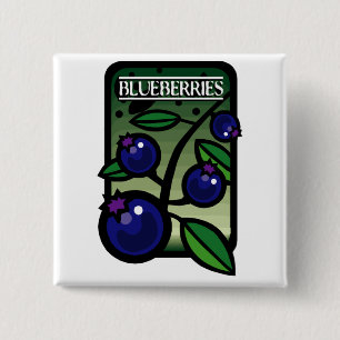 Badge Carré 5 Cm Blueberge