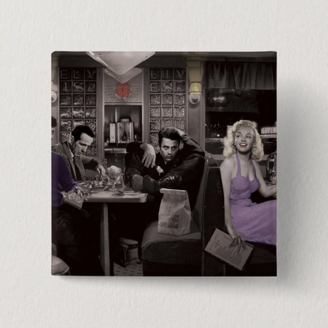 Badge Carré 5 Cm Blueplate 2 (Devant)