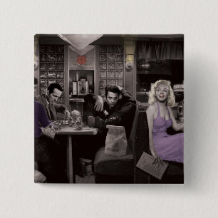 Badge Carré 5 Cm Blueplate 2