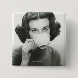 Badge Carré 5 Cm Boire de femme