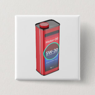 Badge Carré 5 Cm boîte synthétique d'huile moteur de voiture