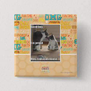 Badge Carré 5 Cm Bon garçon