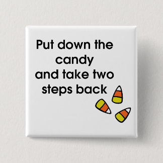 Badge Carré 5 Cm Bonbons au maïs