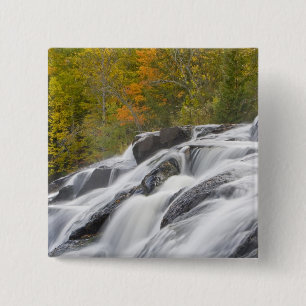 Badge Carré 5 Cm Bond Falls sur la branche moyenne de l'Ontonagon